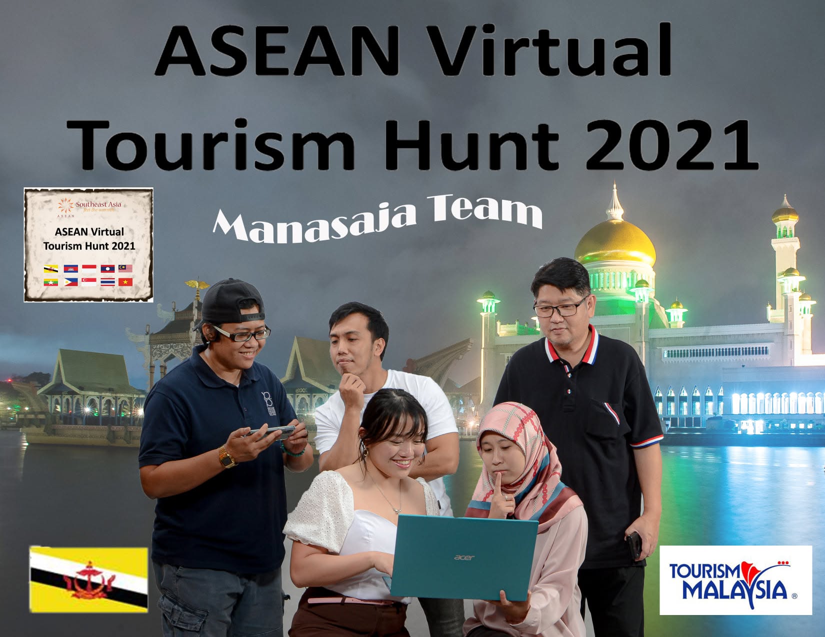 ASEAN Virtual Tourism Hunt participants enjoying an interactive virtual travel experience
